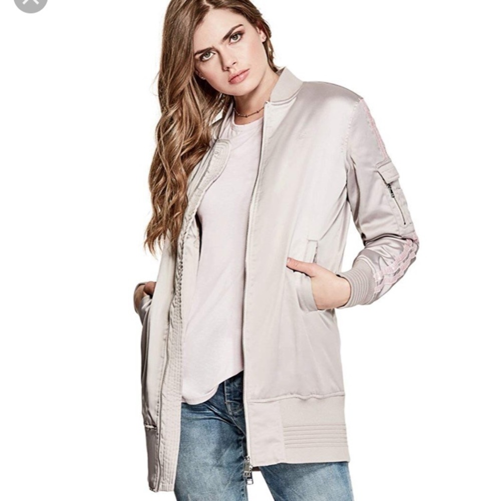 Guess Women’s Edith longline bomber jacket